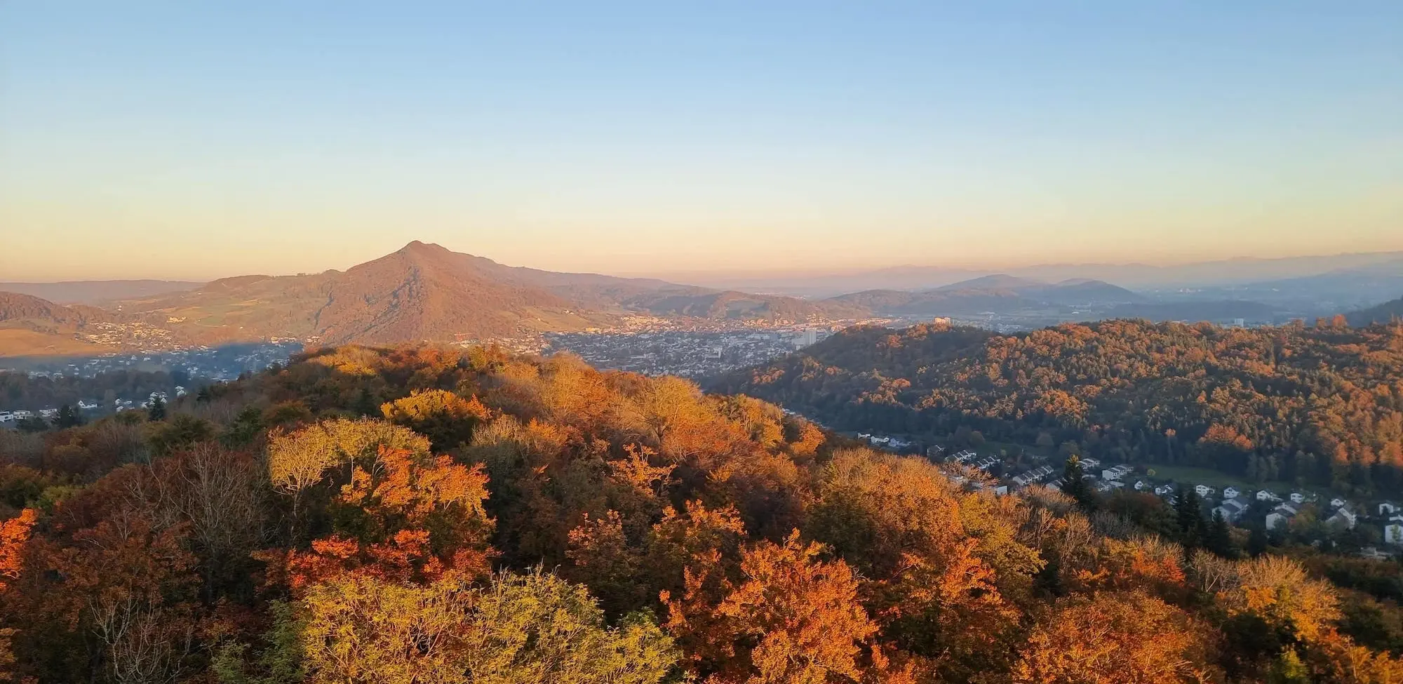 Herbstlandschaft von Baden Wettingen